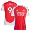 Officiële Voetbalshirt Arsenal G. Jesus 9 Thuis 2024-25 - Heren